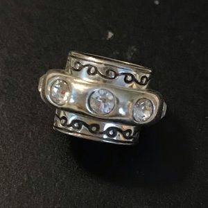 💗🤩Retired Oval Brighton Charm w Rhinestones💗